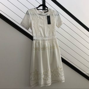 Ark & Co Sienna lace embroidered midi dress